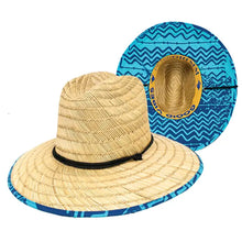 Load image into Gallery viewer, Straw Life Guard Hat