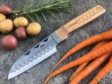 Load image into Gallery viewer, Folding Food Prep Knife | Premium Santoku