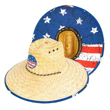 Load image into Gallery viewer, Straw Life Guard Hat