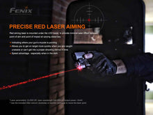 Load image into Gallery viewer, FENIX GL22 TACTICAL LIGHT WITH RED LASER SIGHT