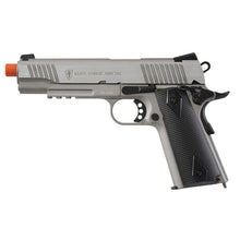 Load image into Gallery viewer, ELITE FORCE 1911 TAC - BLACK/DARK EARTH BROWN or Stainless airsoft pistols