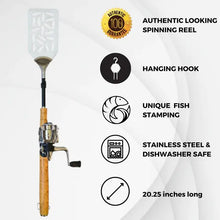 Load image into Gallery viewer, Open Face Fishing Pole Bbq Spatula