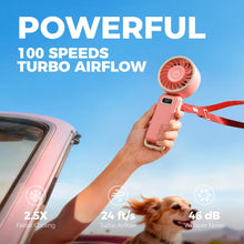 Load image into Gallery viewer, Turbo Wind Handheld Fan – Blow Dryer Power, Fanzy Color