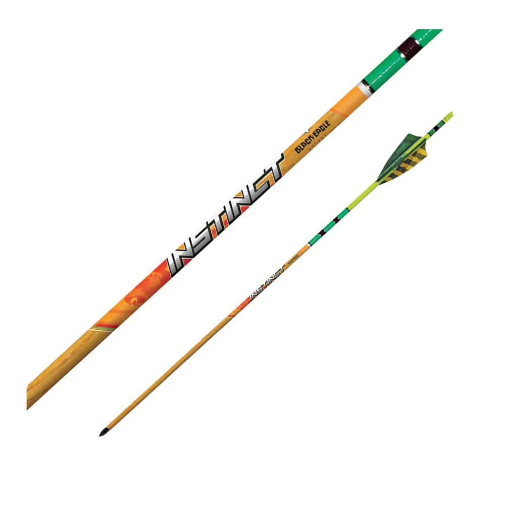 Black Eagle Instinct Traditional Crested Fletched Arrows