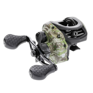 camouflage baitcast combo Lew's American Hero Camo Baitcast Reel RH – Hook and Arrow