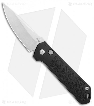 Boker Burnley Kihon Drop Point Automatic Knife (3.25″ Stonewash)