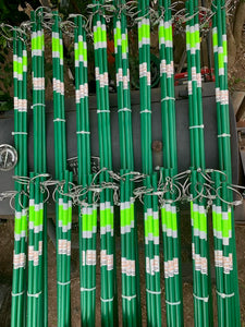 Bank Poles Green 8 and 10 feet