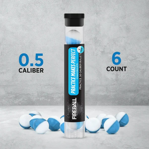 Chalk balls for Fireball Mini Pepper Gun, .50 Caliber