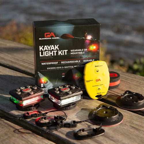 Wireless Navigation Lights for Kayaks with remote by Guardian Angle