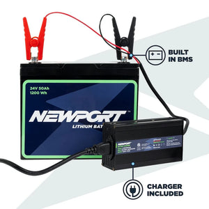 NEWPORT  LITHIUM BATTERY WITH CHARGER