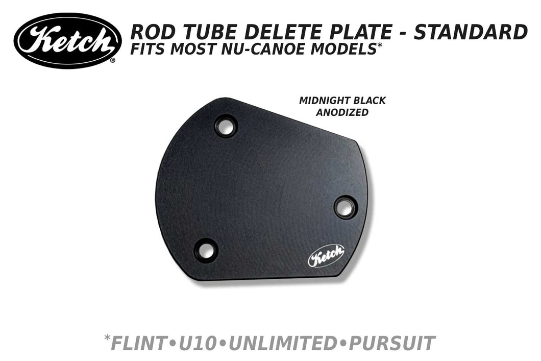 Rod Holder Delete Plate – Standard or Track – For Nu-Canoe Kayaks
