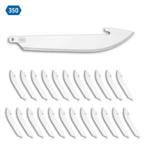 (3.5") BULK PACK DROP-POINT REPLACEMENT BLADE 24-PACK-STAINLESS