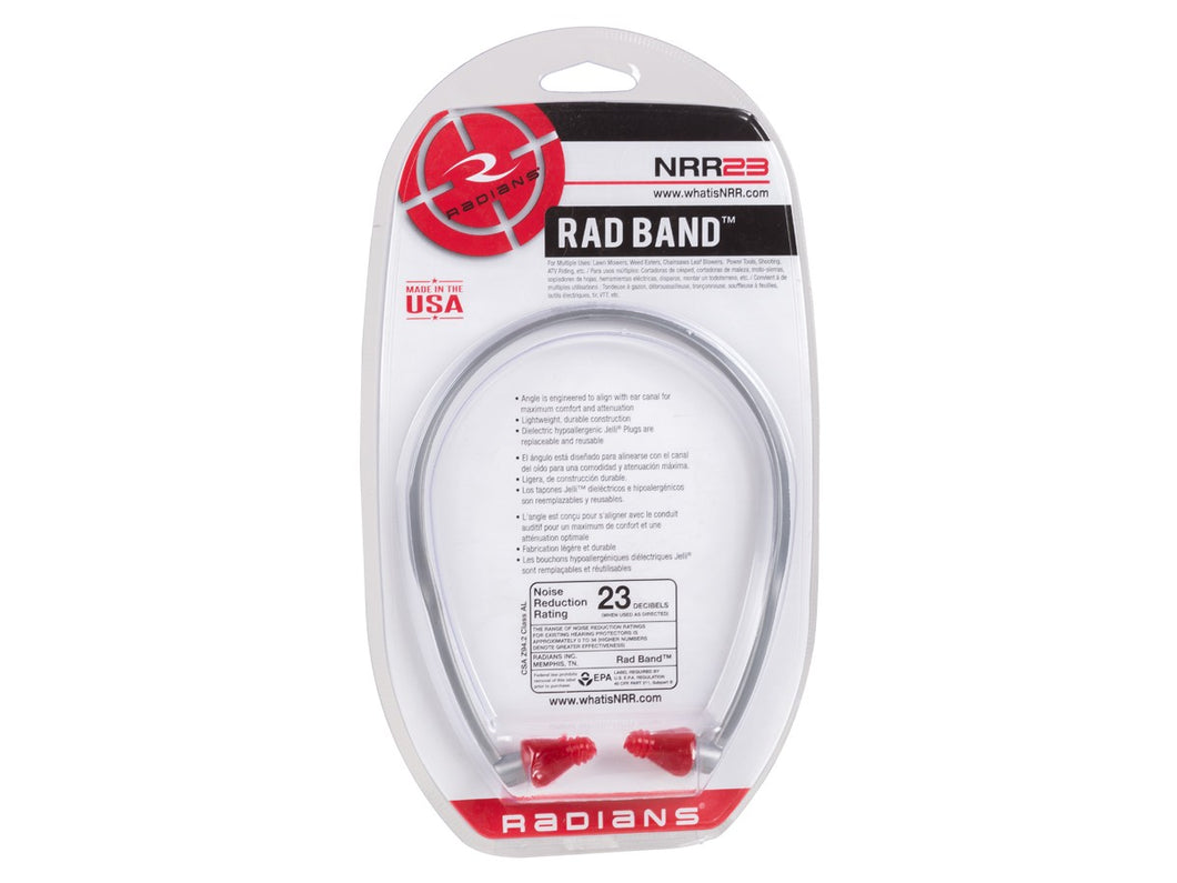 Radband Earplugs, Neckband,