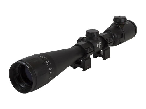 CenterPoint 4-16x40 AO Rifle Scope, Illuminated TAG-Style Reticle, 1