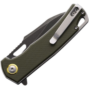 Linerlock Green Micarta rr2597