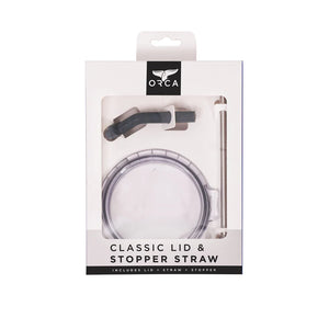 Chaser 27oz Lid Stainless Steel Straw Stopper