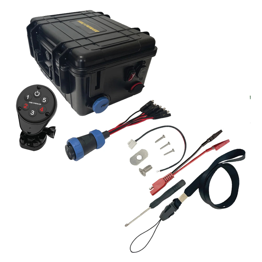 Portable Power Station with 5 Circuit Wireless Digital Switching System by yak power