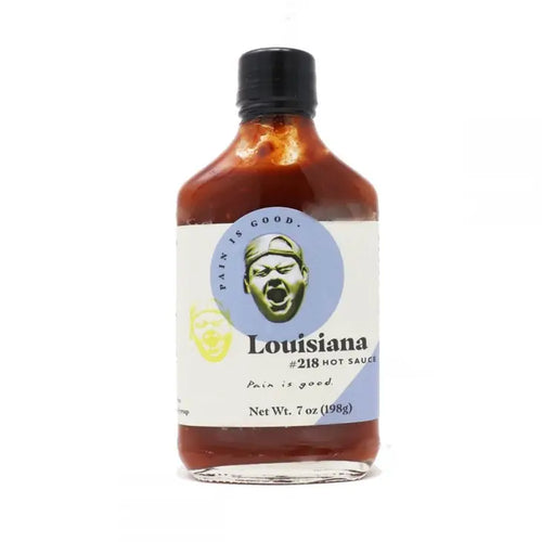 Louisiana Style Hot Sauce, Pain Is Good Batch #218