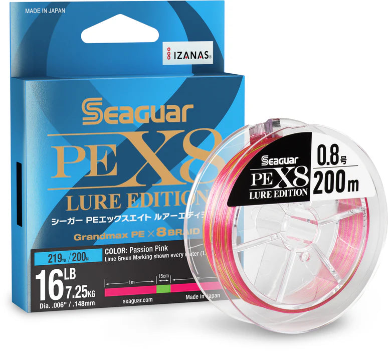Seaguar PEx8 Lure edetion Hi-Vis Braid for ffs
