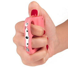 Load image into Gallery viewer, Stun Gun Knuckle IDO2 with Flashlight | 110 Lumen w/ Rubberized Grip