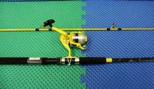 Okuma Fin Chaser X Spinning Combo Yellow 8' 0" Rod 2 Piece 40 Reel Spooled