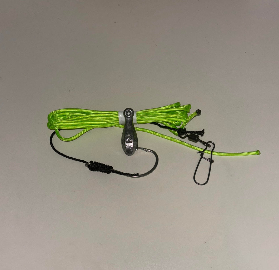 bank pole Rigging Line/Hook/weight