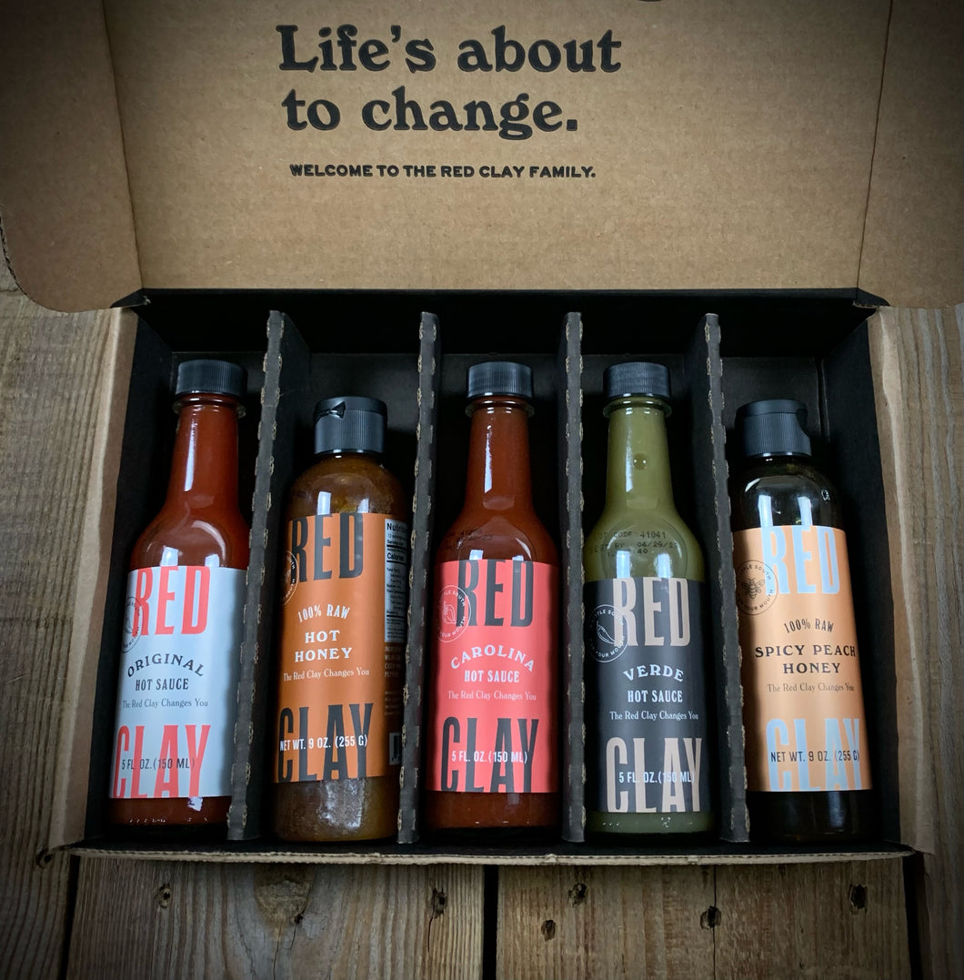 Red Clay Hot Sauce Box Collection